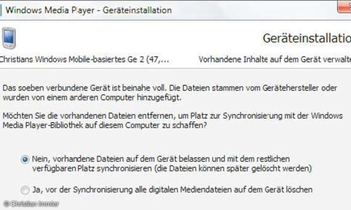Praxis: Musik aufs Handy übertragen