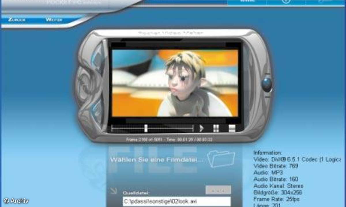 Praxis: Videos für das Handy konvertieren