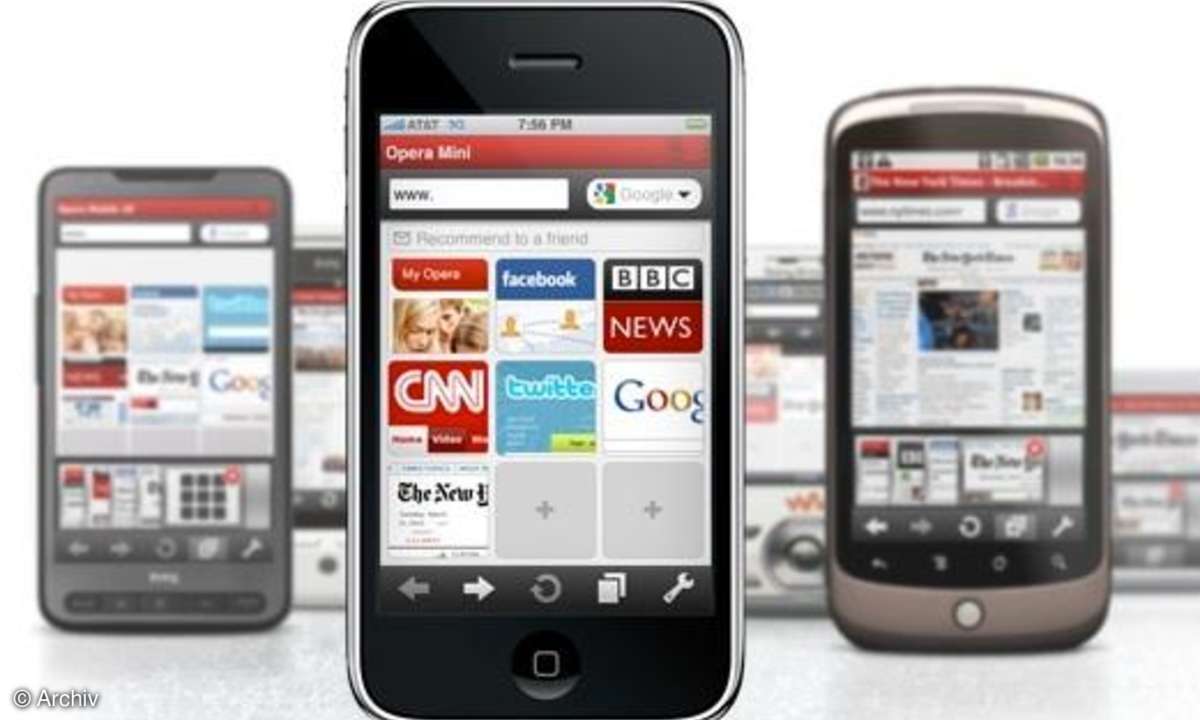 Opera Mini auf dem iPhone