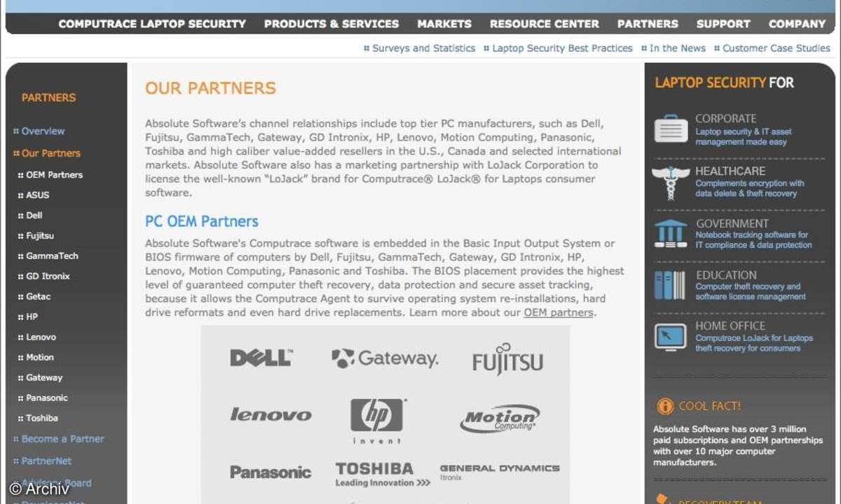 Partner von Absolute Software
