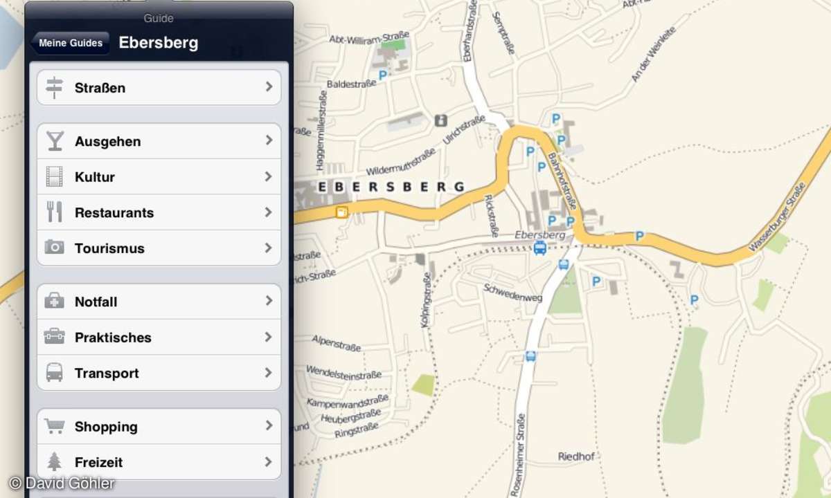 Apple iPad Offmaps App
