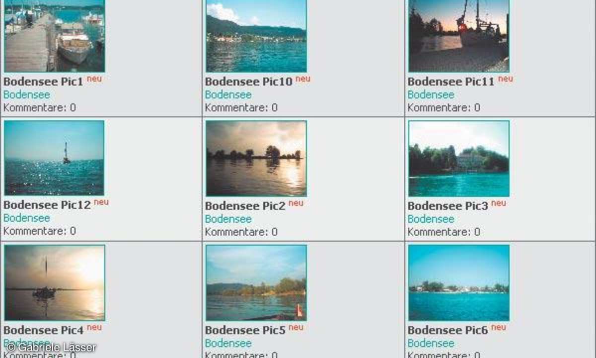 Test & Technik: Online-Fotogalerie