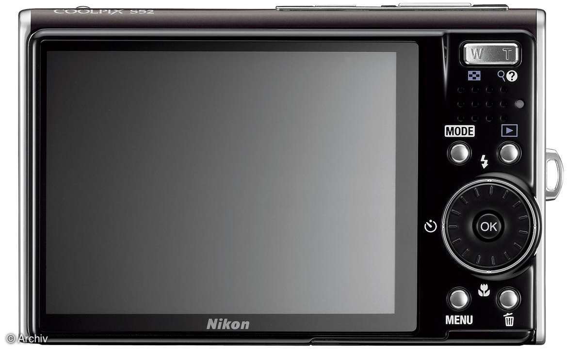 Nikon Coolpix S52: kluge Wählrad-Bedienung