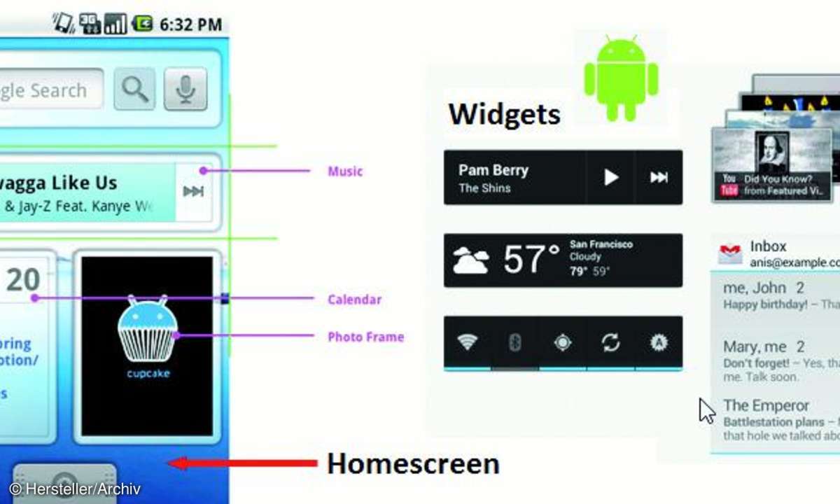 software, smartphone, widget