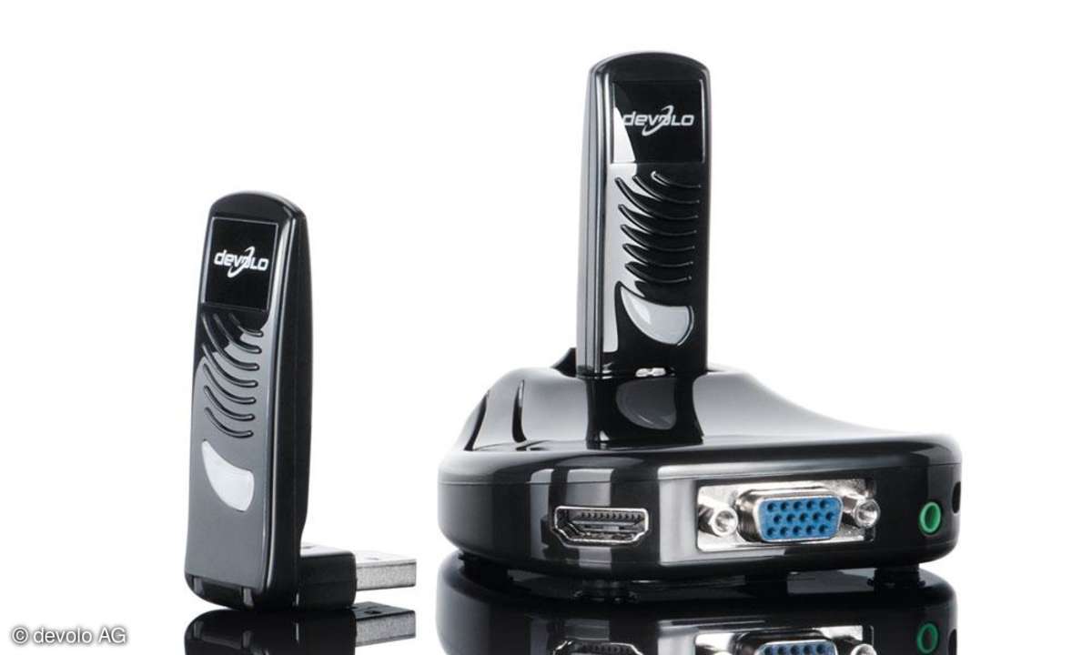 dLAN home Notebook to TV Set