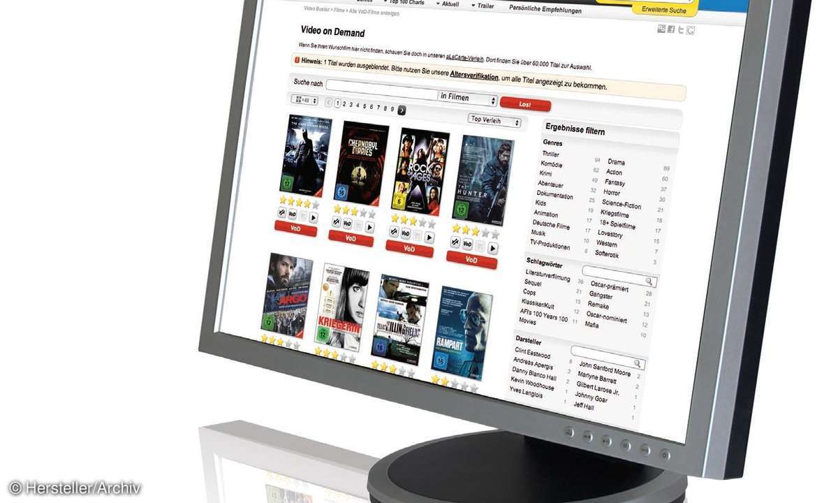 web, mobile, online-videothek