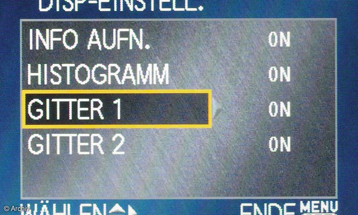 Panasonic Lumix DMC-L10 Menü Displayeinstellungen