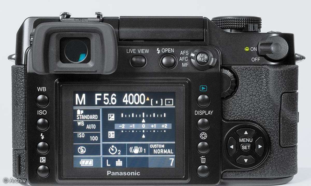 Panasonic Lumix DMC-L1 Rückseite