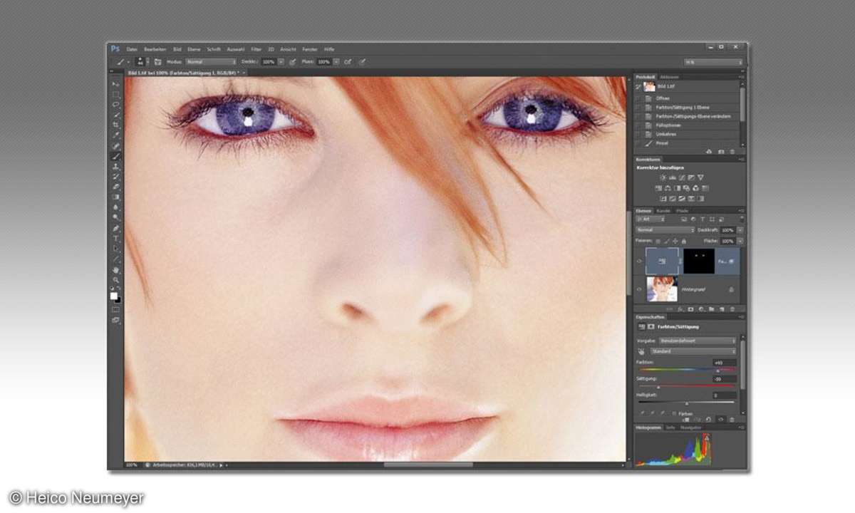 Augen bearbeiten in Photoshop