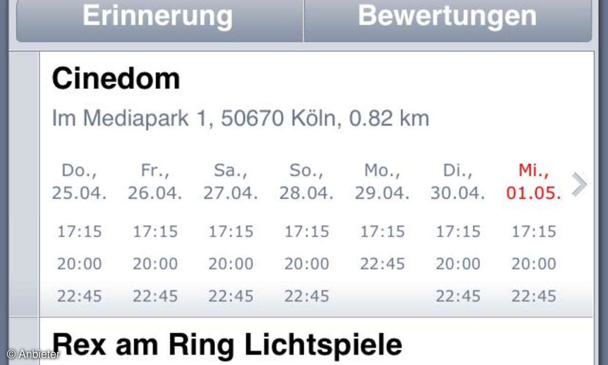 Texxas TV-, Kino- und Eventprogramm