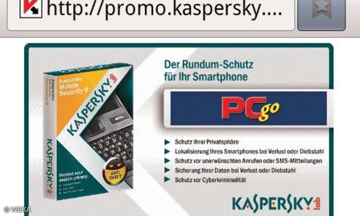 Kaspersky Smartphone-Schutz