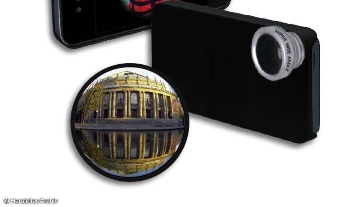 Übersicht der drei iPhone5 Objektive von Rollei