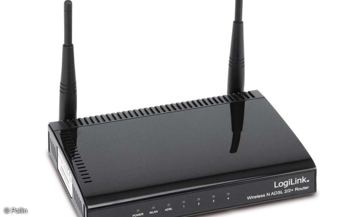 Pollin: WLAN-N DSL-Router LogiLink WL0065