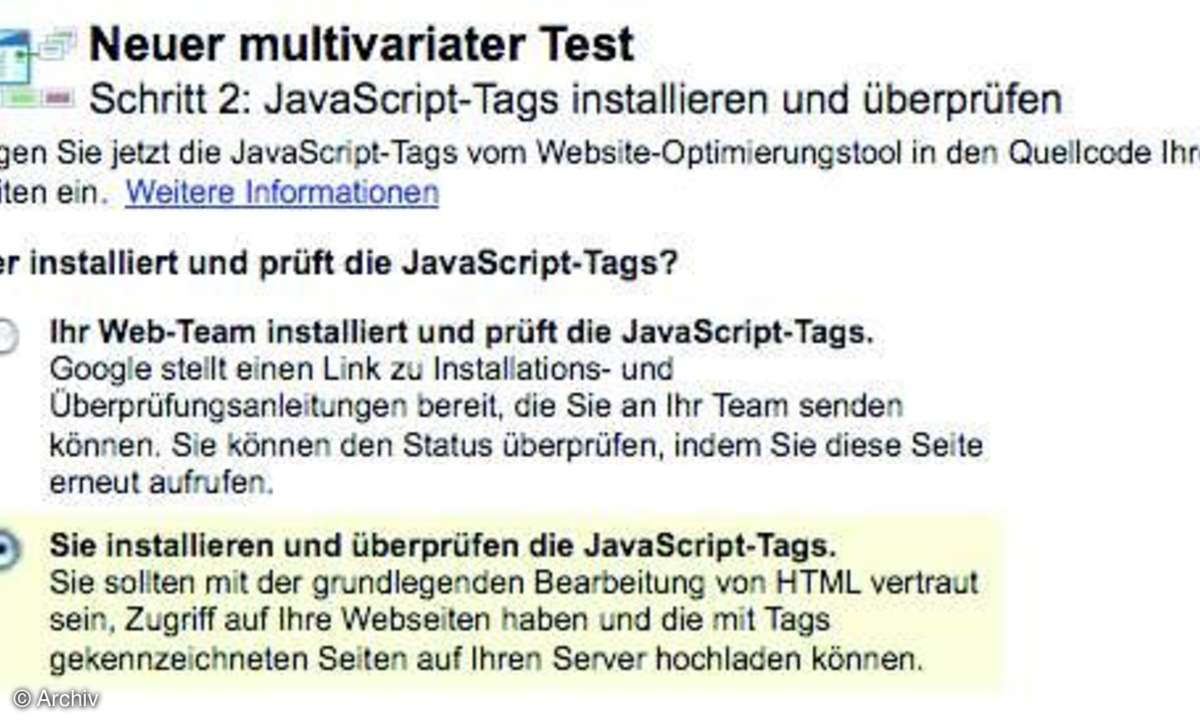 Google Website Optimizer