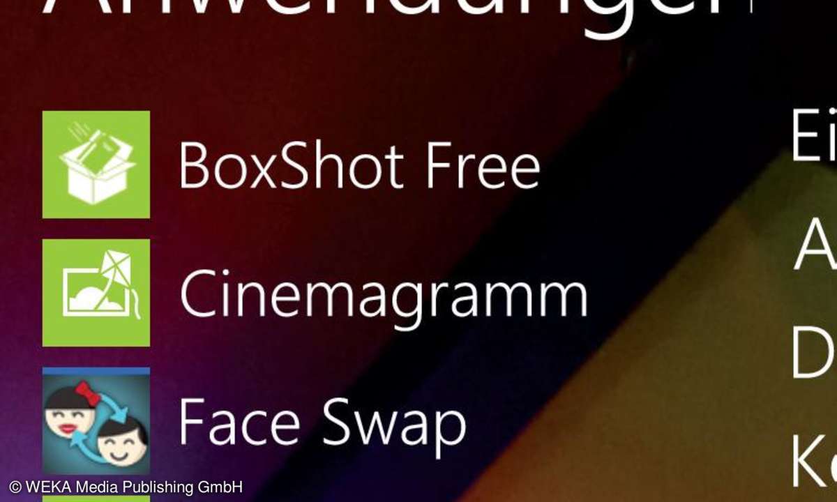 Windows 8 Foto-Apps