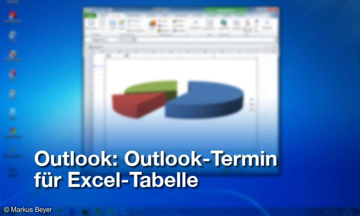 Outlook: Outlook-Termin für Excel-Tabelle