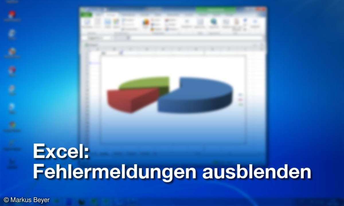 Excel: Fehlermeldungen ausblenden