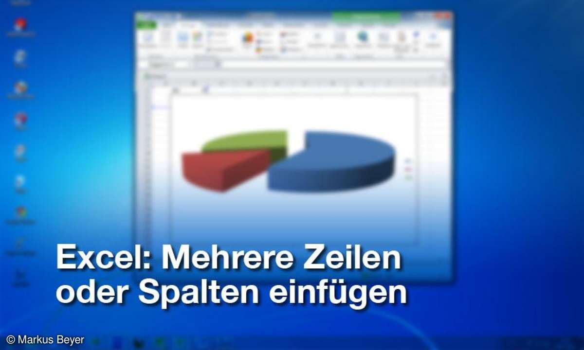 Excel: Mehrere Zeilen oder Spalten einfügen