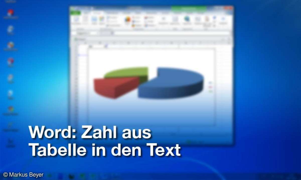 Word: Zahl aus Tabelle in den Text