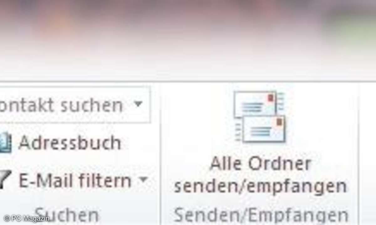 Das Menüband lässt sich schnell aus- und einschalten.
