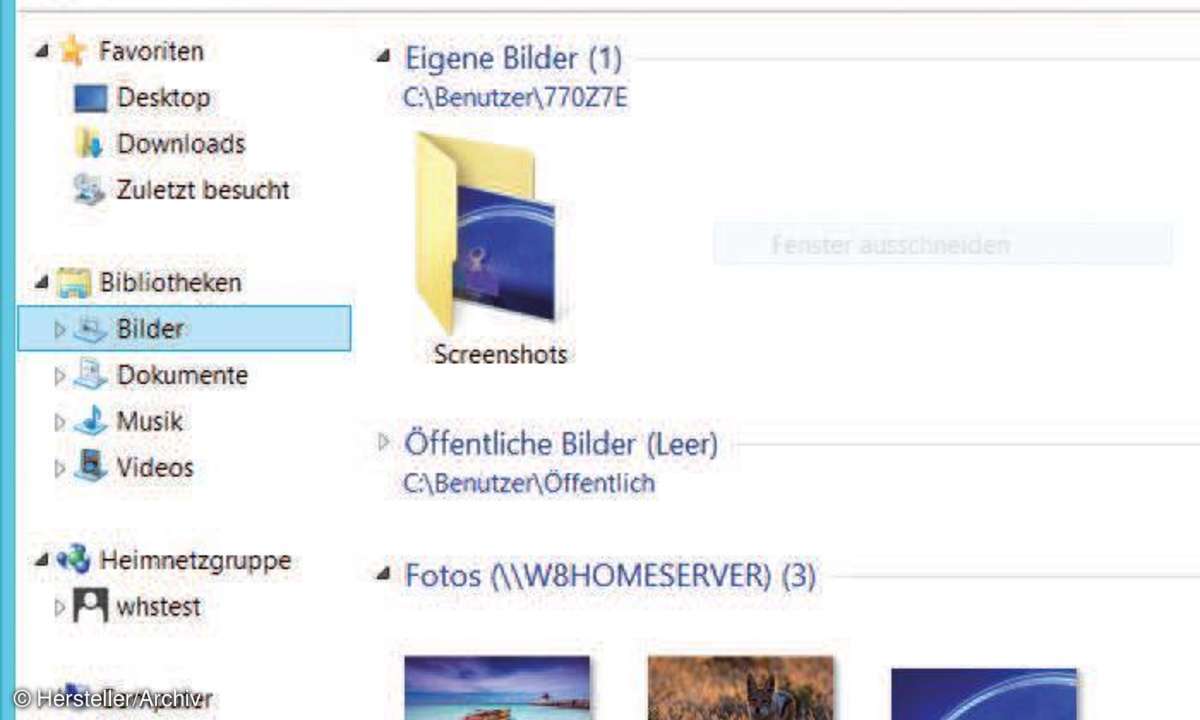homeserver, pc, windows 8