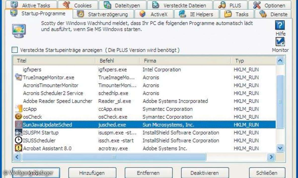 XP-Tuning: WinPatrol