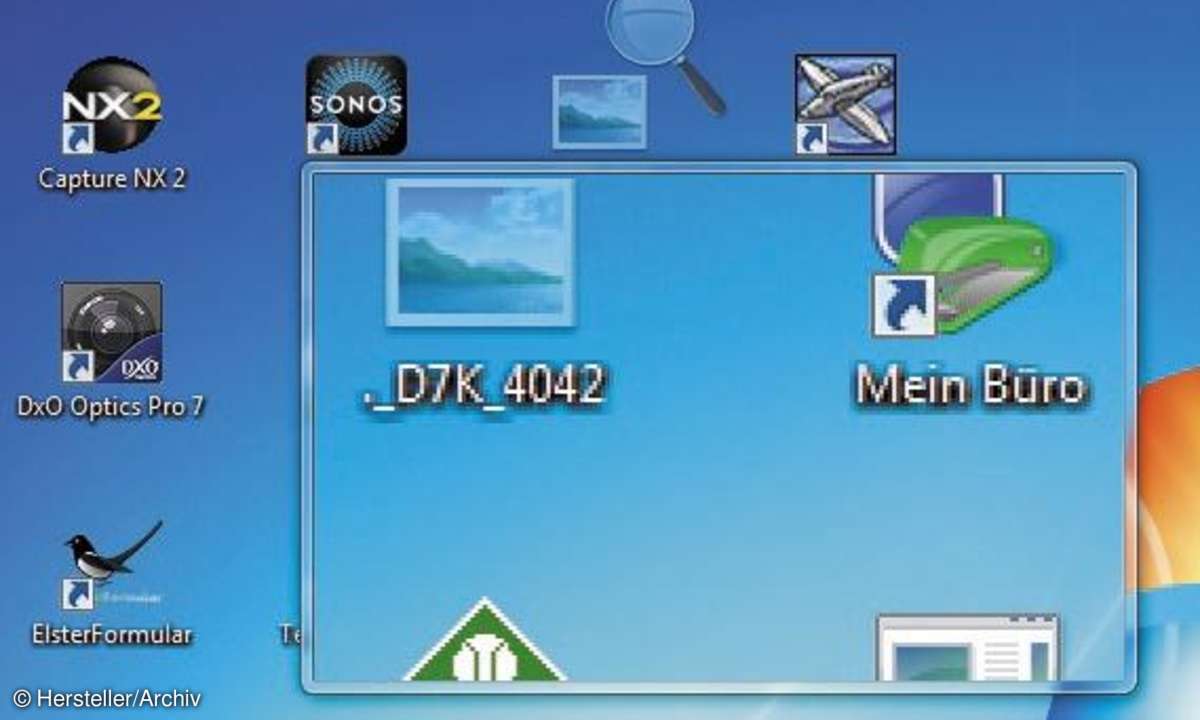 Windows 7 Windows 8 Lupe