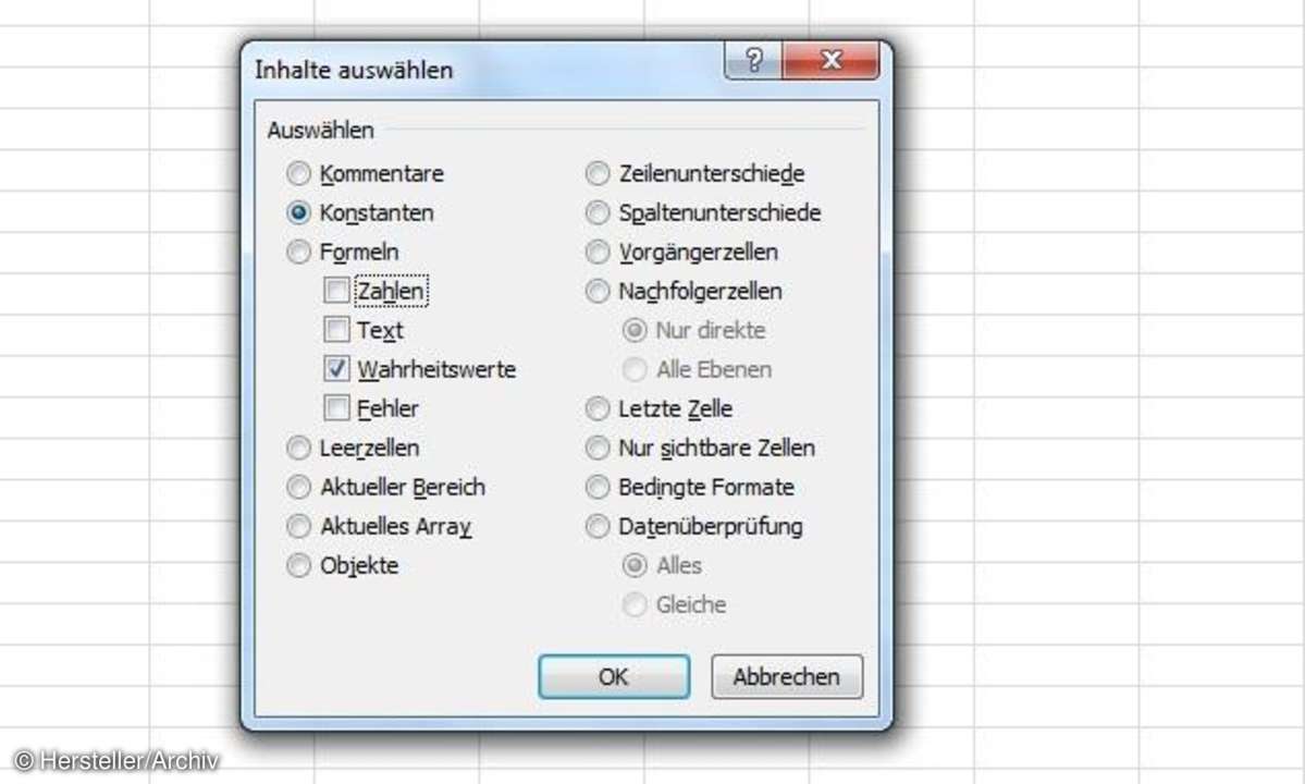 Excel Doppler entfernen
