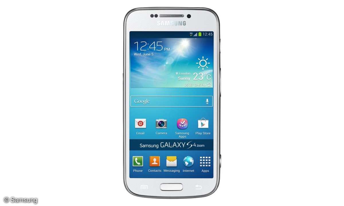 Samsung Galaxy S4 zoom - vorne