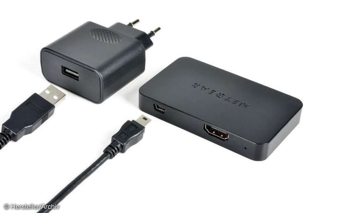 Netgear PTV3000, smartphone, adapter