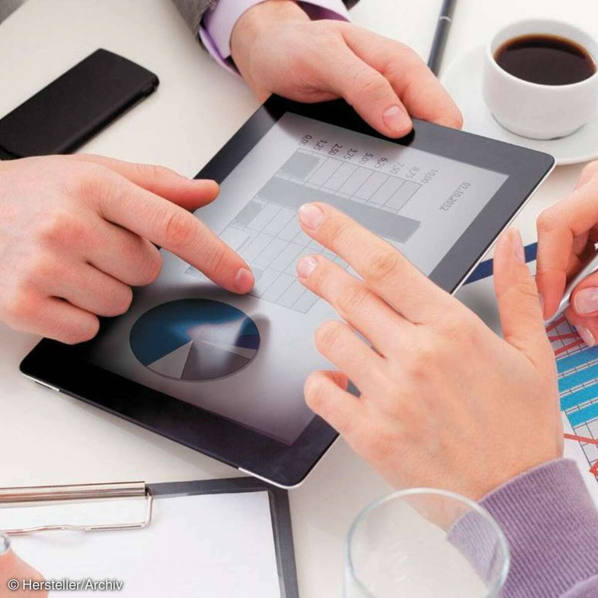 tablet, tabelle, grafik