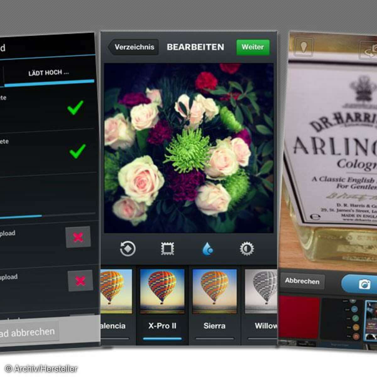 Foto-Sharing iOS Apps Bilder Teilen