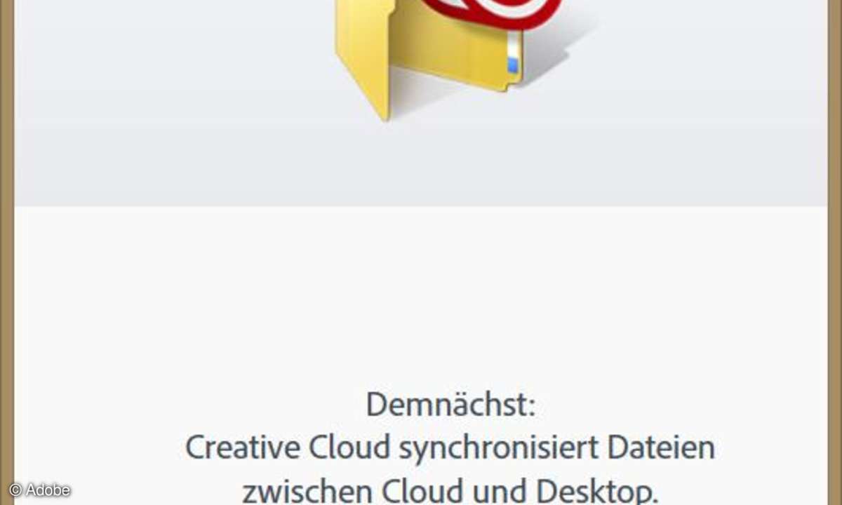 Adobe Creative Cloud synchronisiert Dateien
