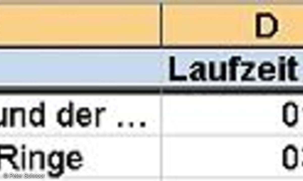 Datenbanken mit Excel