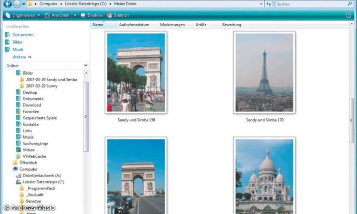 Foto-Management mit Windows Vista