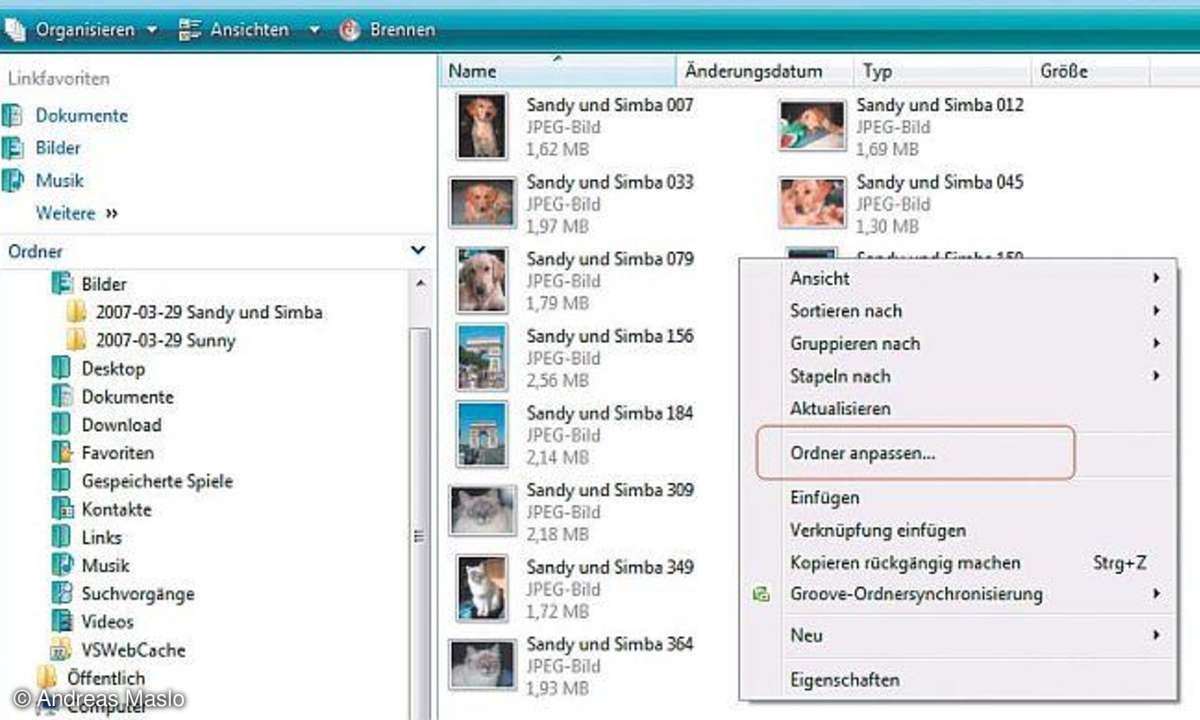 Foto-Management mit Windows Vista
