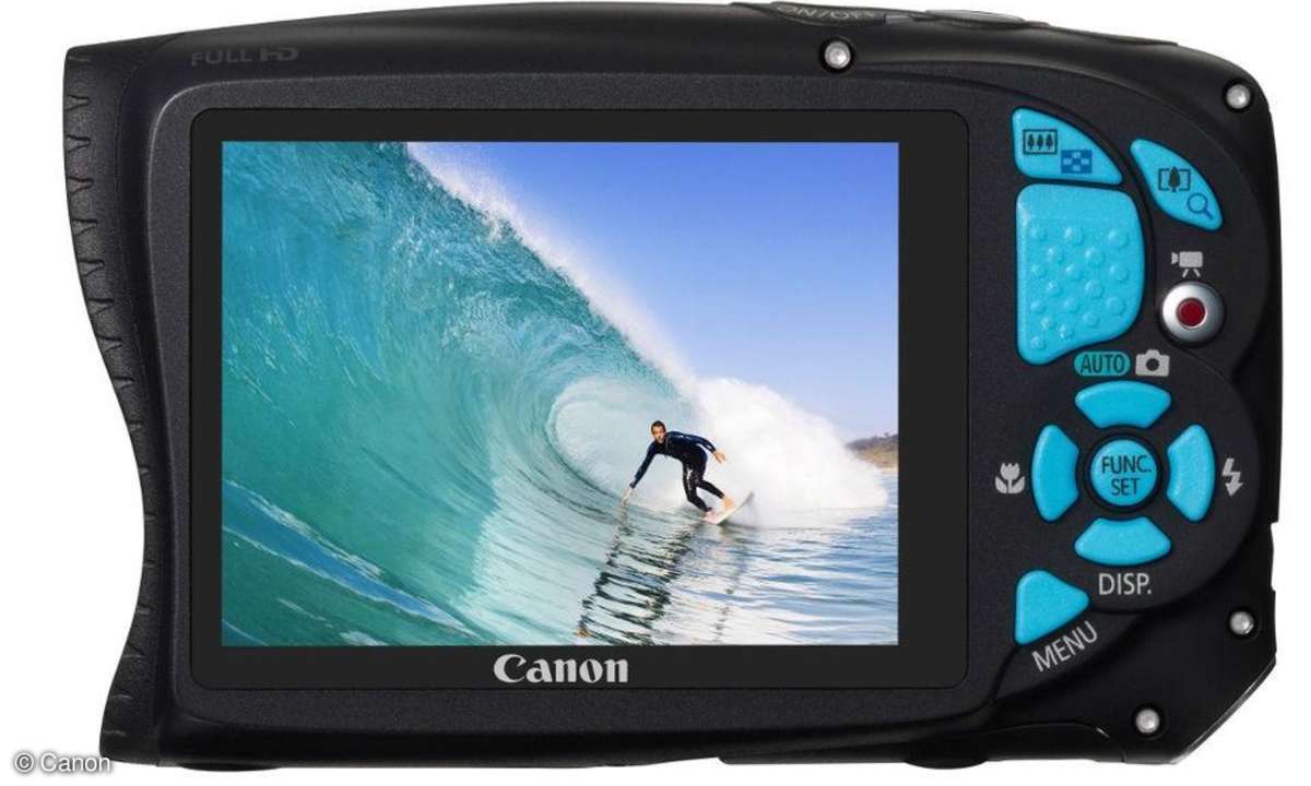 Canon Poweshot D20 - hinten