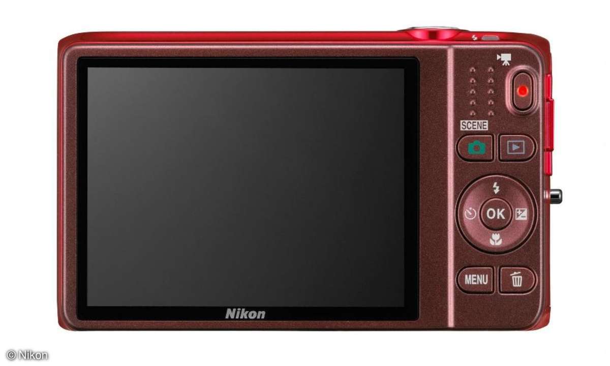 Nikon Coolpix S6500 Test - hinten