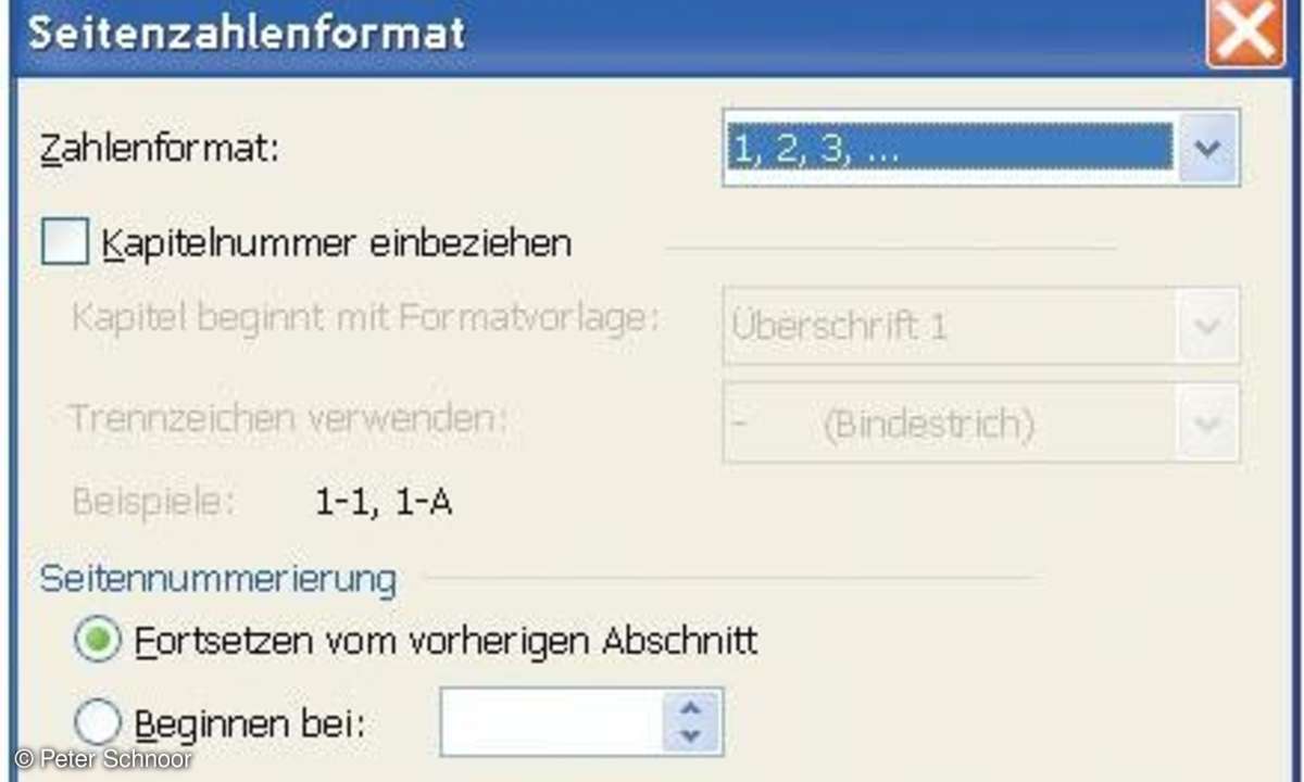Kopf- und Fußzeilen in Word