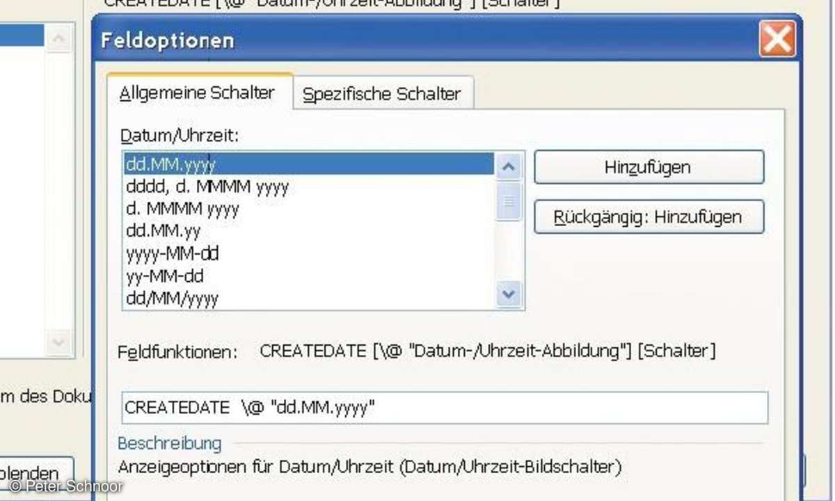 Kopf- und Fußzeilen in Word
