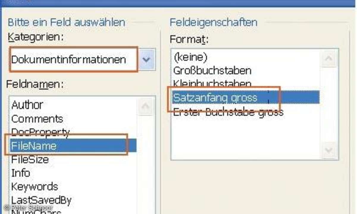 Kopf- und Fußzeilen in Word