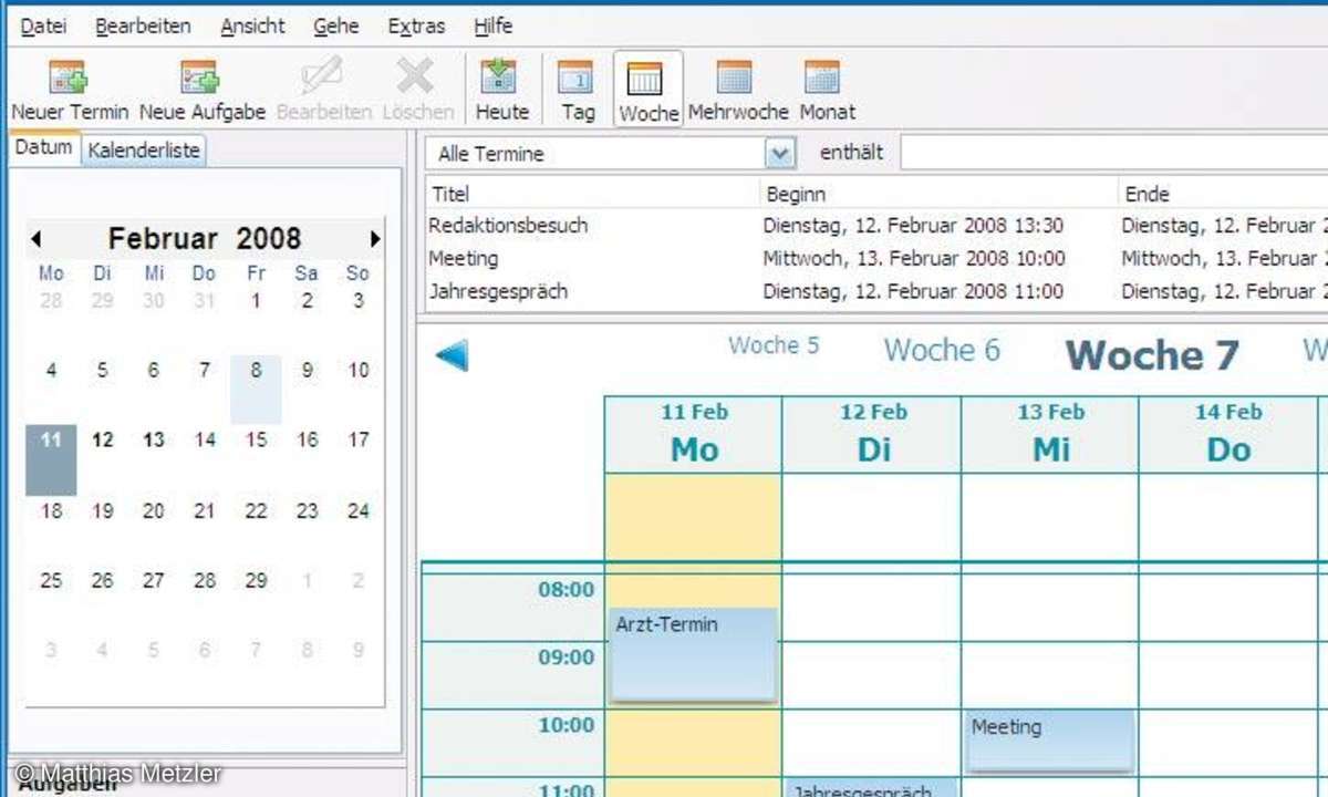 Windows-Freeware: Mozilla Sunbird