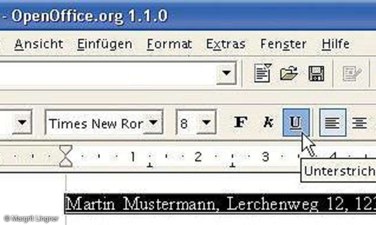 Briefvorlage mit OpenOffice