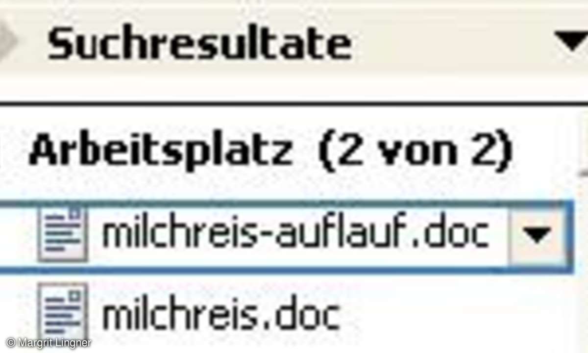 Mit Word Dateien finden