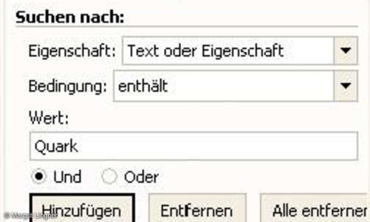 Mit Word Dateien finden