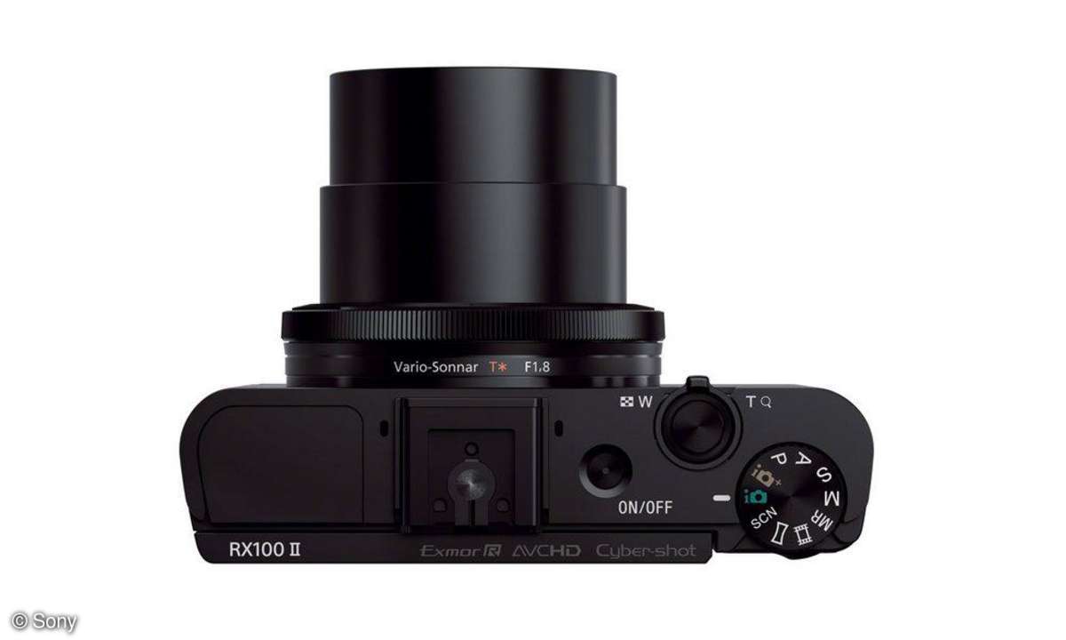 Sony Cybershot RX100 II - oben