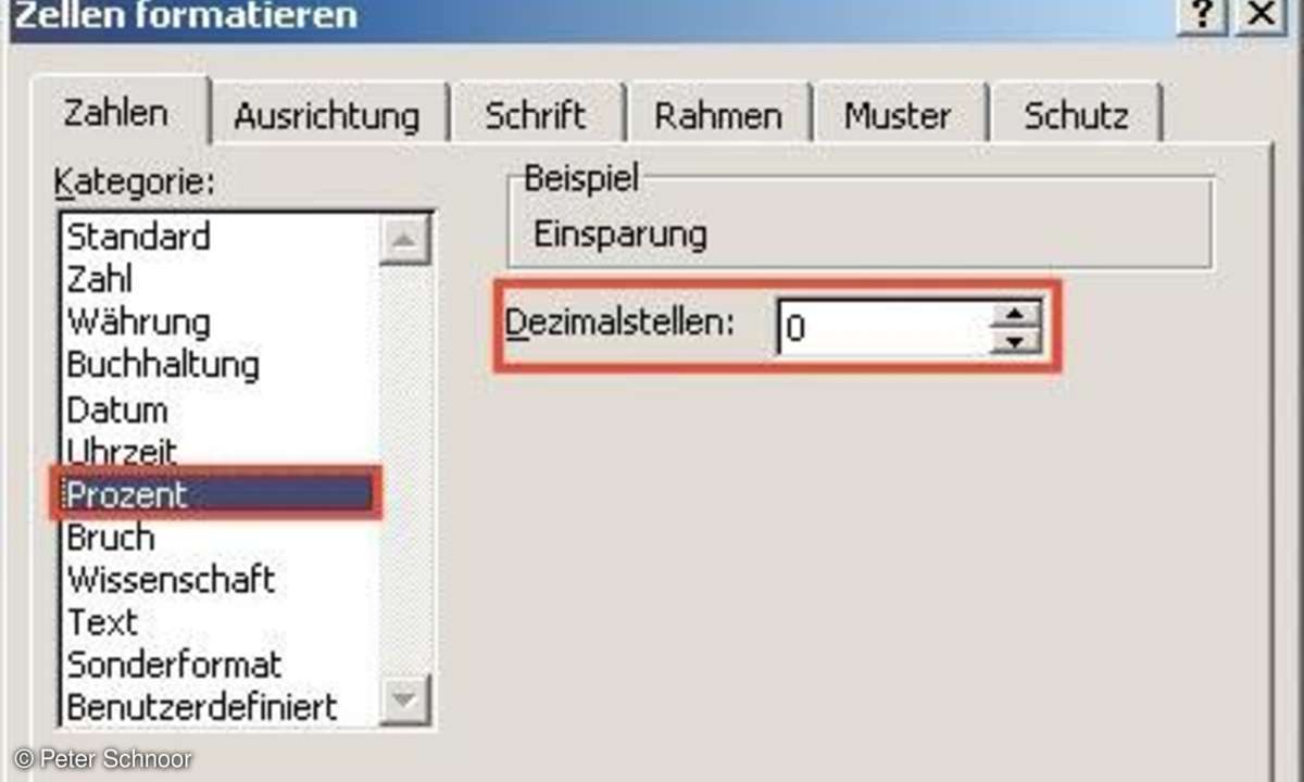 Budgetplanung mit Excel