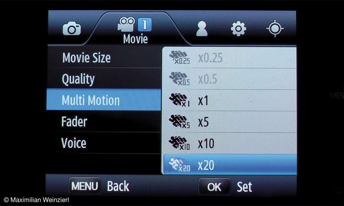 Samsung NX20 Video Tipps