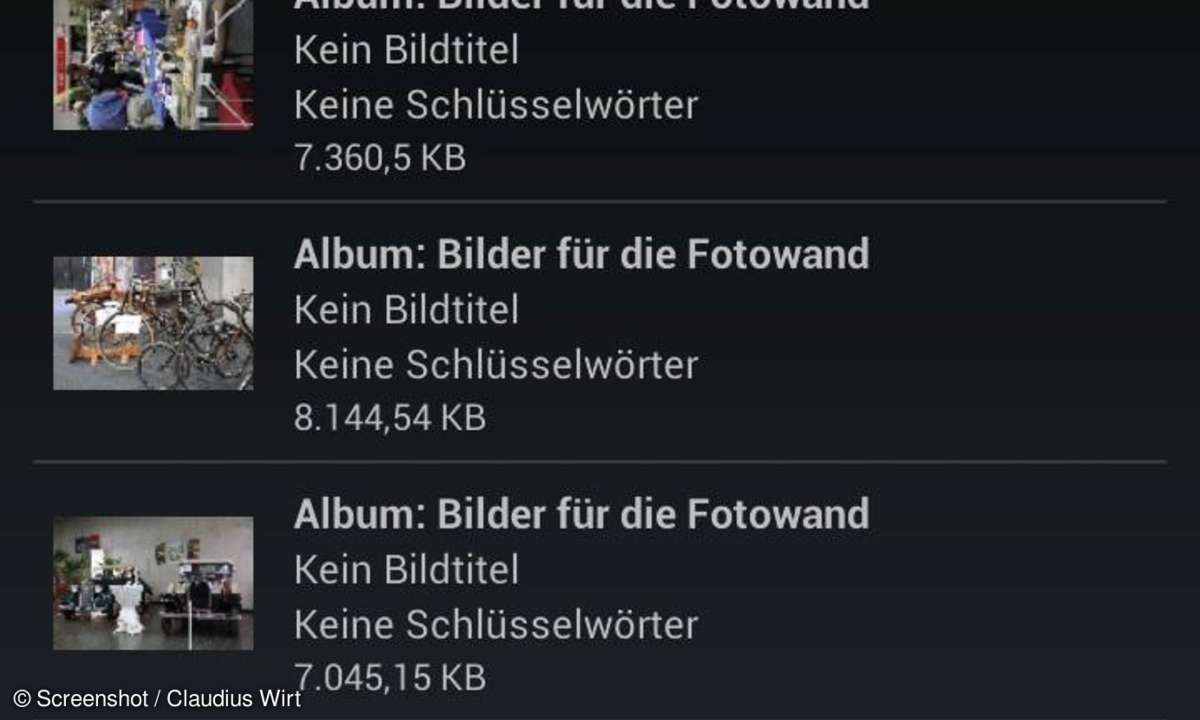 Picfolio für Picasa HD