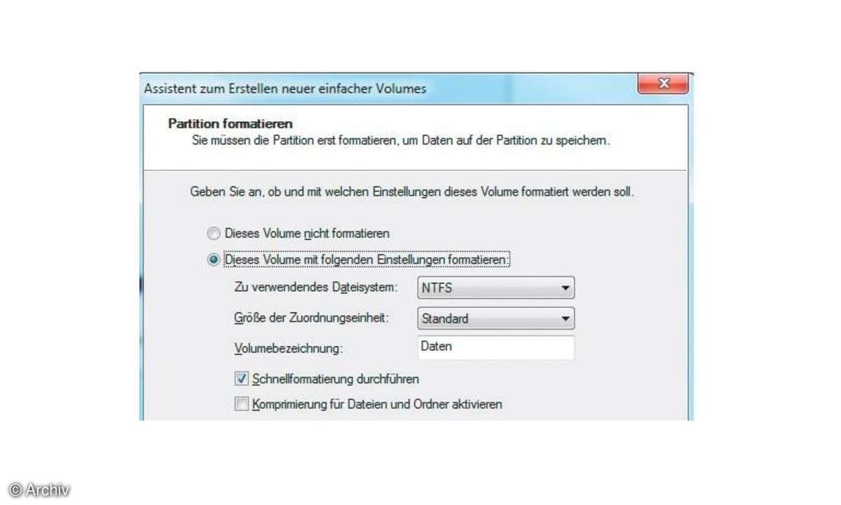 Windows 7 Partition